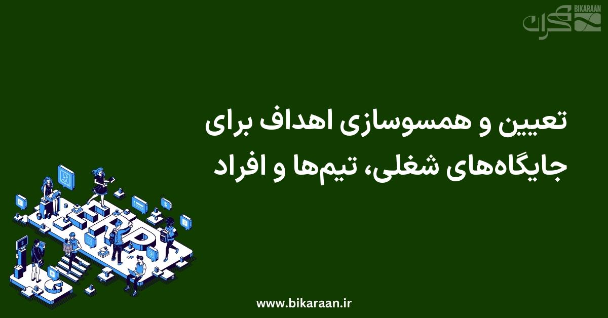 تعیین و همسوسازی اهداف برای جایگاه‌های شغلی، تیم‌ها و افراد