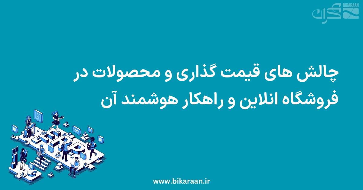 چالش های قیمت گذاری و محصولات در فروشگاه انلاین و راهکار هوشمند آن